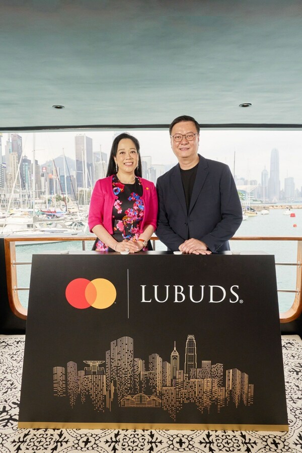 Photo 1 (left to right):  •Helena Chen, Managing Director, Hong Kong & Macau, Mastercard •Louie Chung, Group Owner, LUBUDS Group