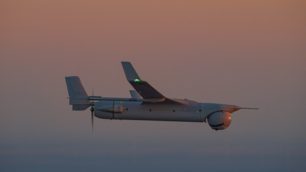 Insitu's Integrator unmanned aircraft system (UAS). The company recently set a company record for the longest duration flight with a 25.5-hour sortie with the Integrator on an operational mission. The record flight was achieved with a 150-pound Integrator equipped for a multi-payload mission. It surpassed the previous record of 24.2 hours performed in 2014, also with an Integrator.