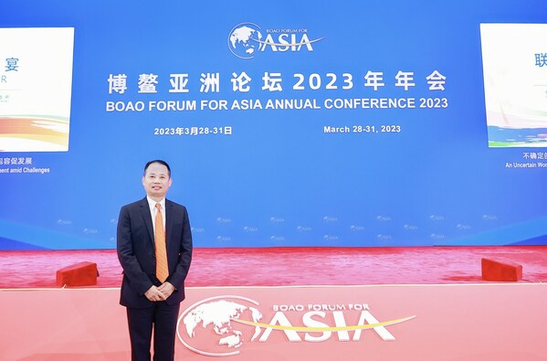 晨光文具总裁陈湖雄先生再度受邀出席2023年博鳌亚洲论坛