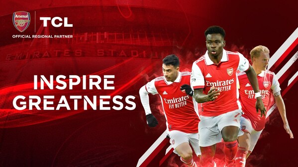 TCL PARTNERS WITH ARSENAL