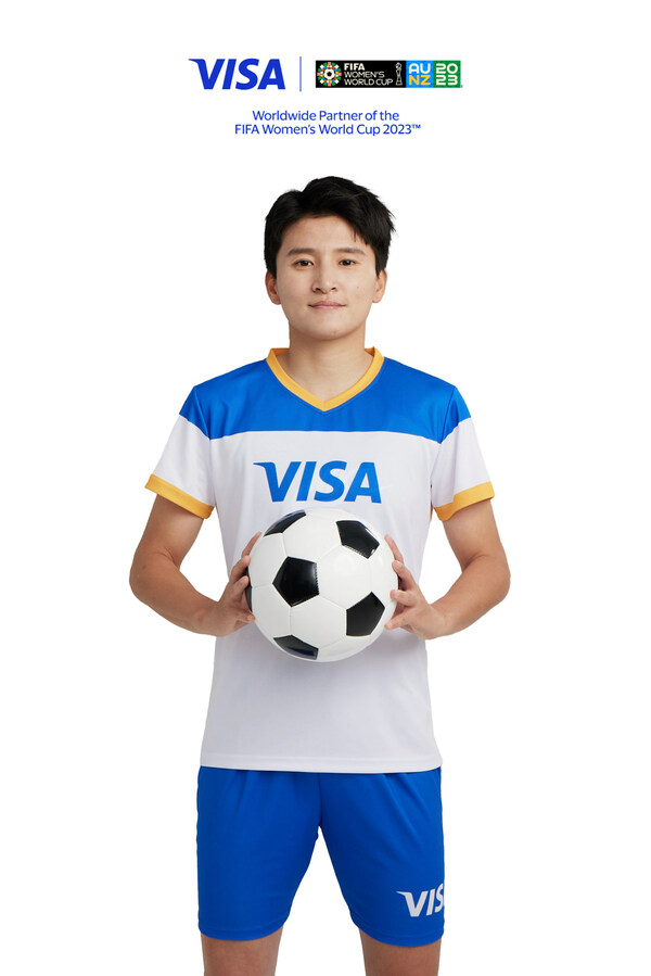 中国女足运动员王珊珊加入“Visa之队”阵容