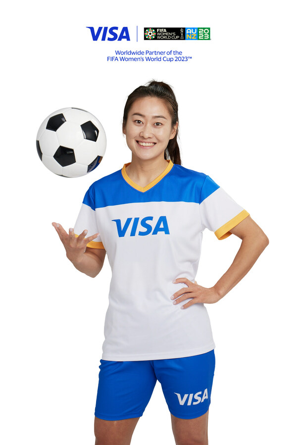 中国女足运动员吴海燕加入“Visa之队”阵容