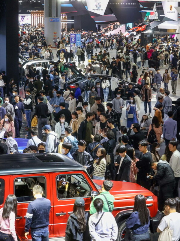Approximately 510,000 visit the Seoul Mobility Show 2023 Opens and closes with great success