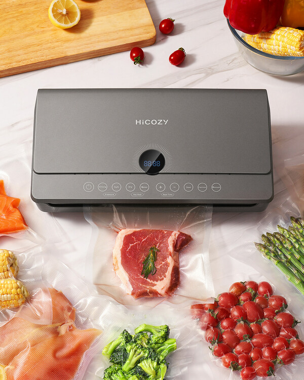 HiCOZY Launches the Industry-First Vacuum Sealer with Magnetic Auto Sealing Technology