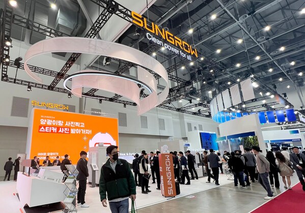 Sungrow Booth at Green Energy Expo 2023 in South Korea