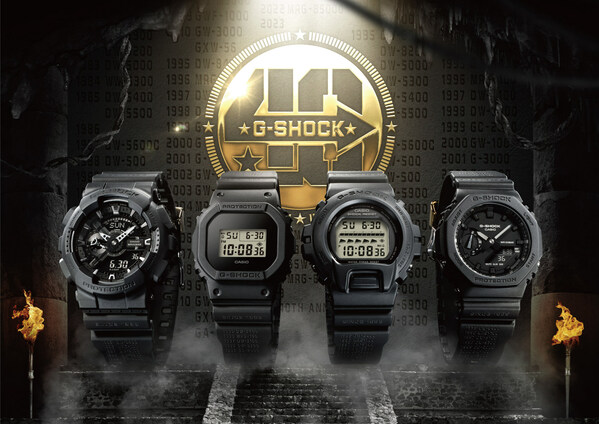 卡西歐將發佈表帶印有以往G-SHOCK里程碑式產品名稱的新款G-SHOCK手錶