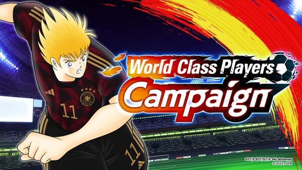 KLab Inc., a leader in online mobile games, announced that its head-to-head football simulation game Captain Tsubasa: Dream Team will hold the World Class Players Challenger Transfer Official Campaign from Friday, April 21. The campaign will feature Karl Heinz Schneider and others wearing the German National Team's official kit.