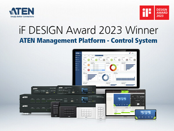iF Design Award 2023 Winner- ATEN Management Platform - Control System