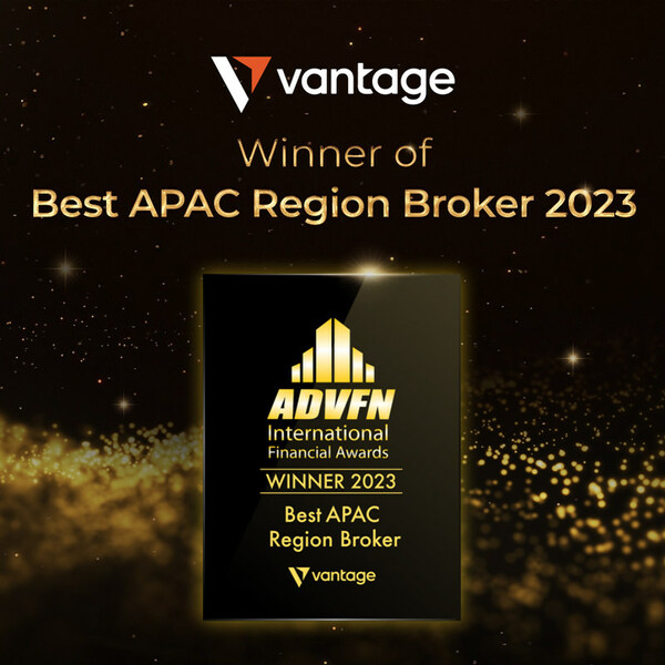 Vantage在2023 ADVFN國際金融大獎榮獲"亞太區最佳經紀商"獎項