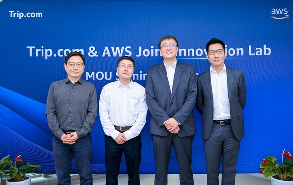 Trip.com and Amazon Web Services sign MOU to build joint innovation lab