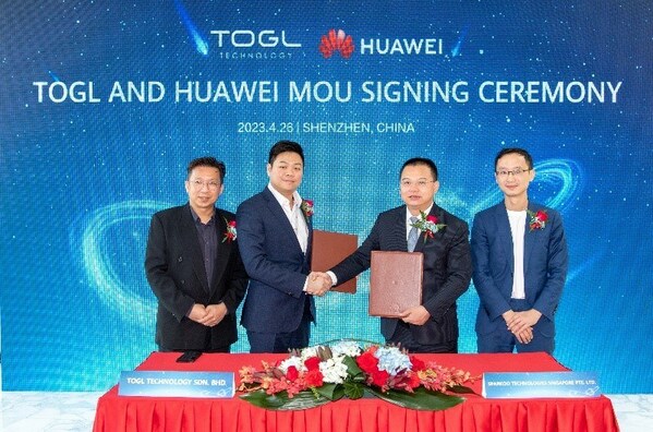 TOGL and Huawei Cloud Sign MOU for New Internet Experience in Malaysia