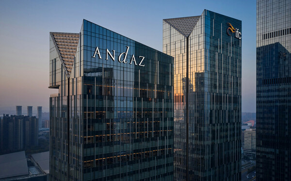 ANDAZ NANJING HEXI CELEBRATES ITS OPENING AS THE ANDAZ BRAND'S FOURTH PROPERTY IN GREATER CHINA