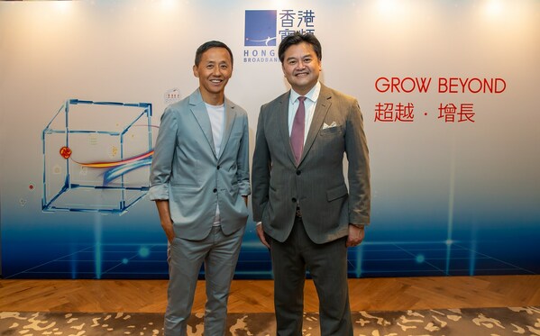 HKBN announced solid results for the first half of FY23. (From left) HKBN Co-Owner and Executive Vice-chairman William Yeung and HKBN Co-Owner and Group CEO NiQ Lai.
