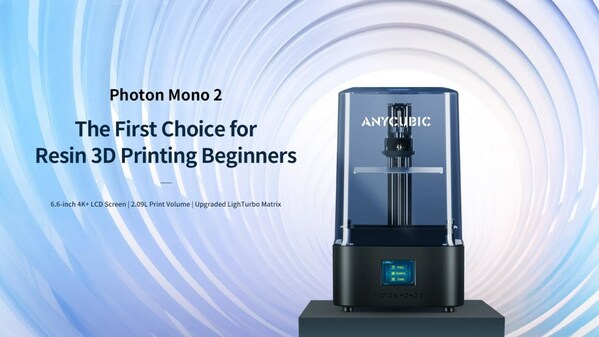 Anycubic Unveils Photon Mono 2 3D printer for Enhanced Resin 3D Printing Experience and Accessibility
