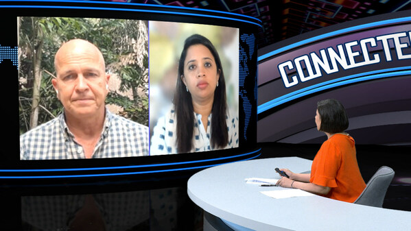 'Connected' host Divya Gopalan speaks with journalists Peter Greste and Dhanya Rajendran.