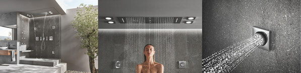 高仪SPA水之灵感定制化淋浴系统和SPA Aqua瑞雨侧喷