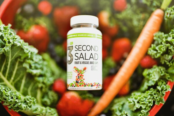 Bodē Proは、わずか３秒で10食分の植物栄養素を提供する革命的なフルーツ＆ベジジュースカプセル3 Second Saladを発売。