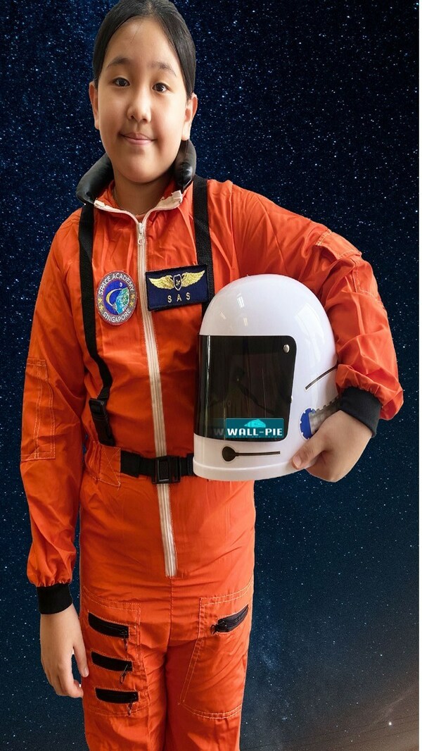 Budding astronaut Elizabeth Ng Ziqi