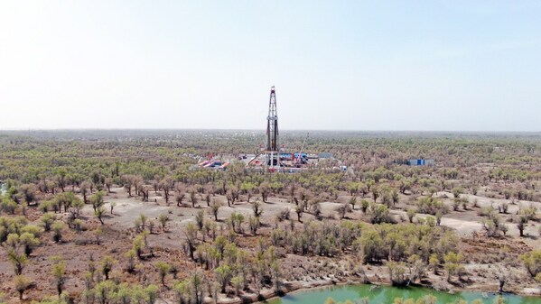 Sinopec Starts the Drilling of Asia’s Deepest Oil and Gas Well, Project Deep Earth 1-Yuejin 3-3XC Well, in Tarim Basin.