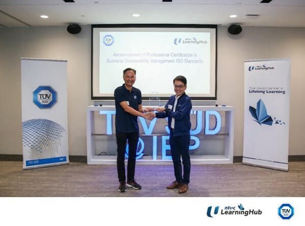 NTUC LearningHub and TÜV SÜD PSB Announce New Stackable ISO Credential Pathway, Leading to Job-Ready Professional Certifications in Business Sustainability Management