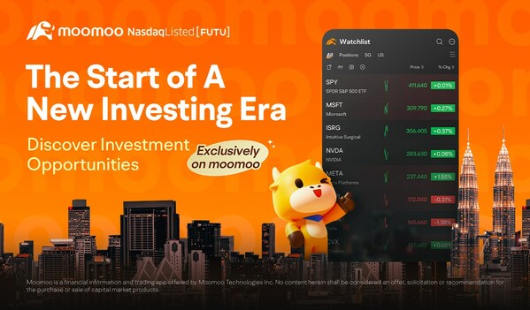 Moomoo sets to drive the start of new investing era with its powerful investment platform in Malaysia.