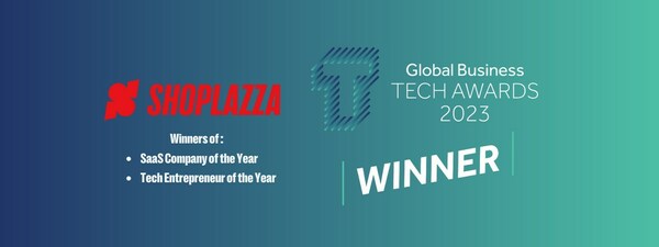 Shoplazza & CEO Jeff Li Clinch Top Honors at Global Business Tech Awards