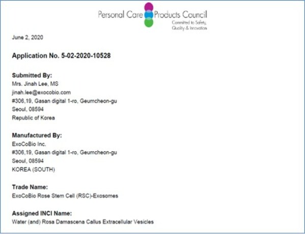 RSCE™ Registration to PCPC & INCI