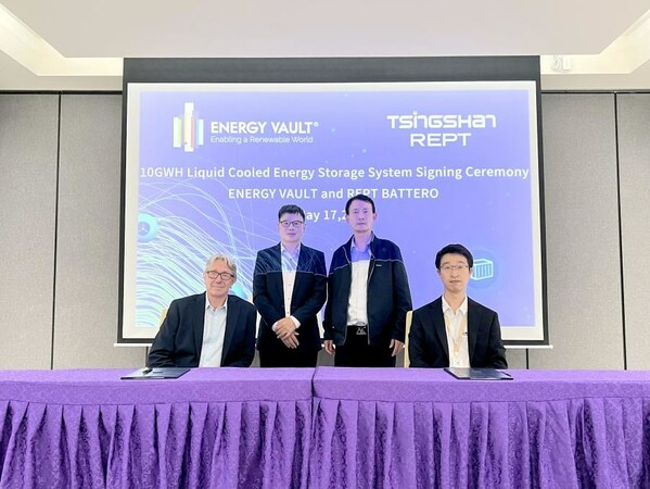 REPT BATTERO Inks Supply Agreement with Energy Vault