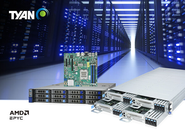 TYAN Server Platforms to Boost Data Center Computing Performance with 4th Gen AMD EPYC Processors at Computex 2023