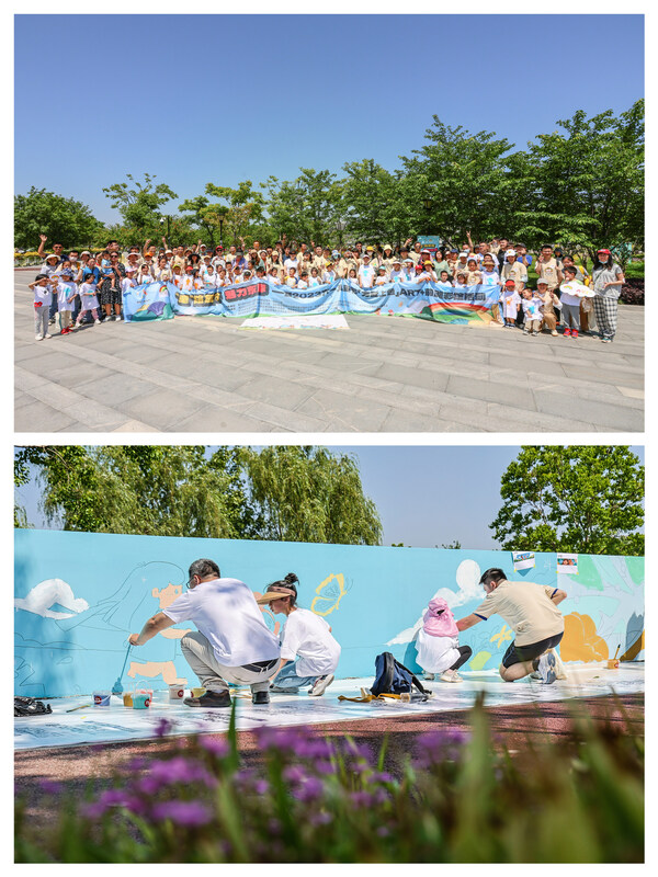 “‘童’绘友好 魅力东岸”2023六一儿童节「为爱上色」ART+彩绘活动在上海前滩开展