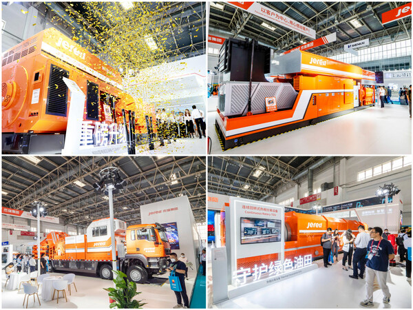 Low Carbon Tech, Smart Exploitation Solutions: Jereh Unveils Low-carbon Fracturing Solution at cippe 2023