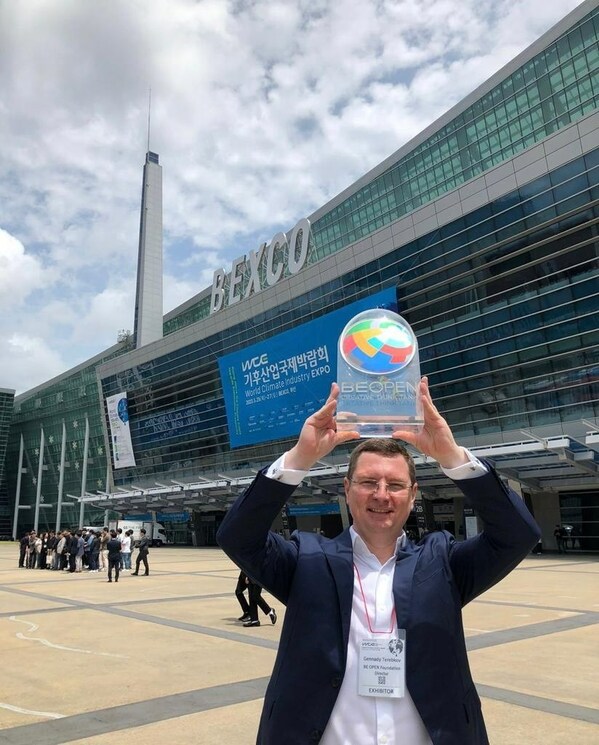 Gennady Terenkov, Director of BE OPEN, at Busan Expocentre