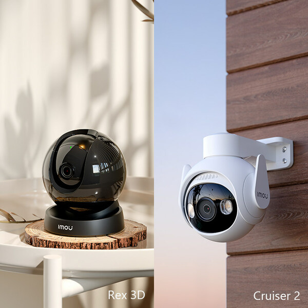 IMOU launches new outdoor & indoor camera Cruiser 2 & Rex 3D with the latest A.I. algorithms
