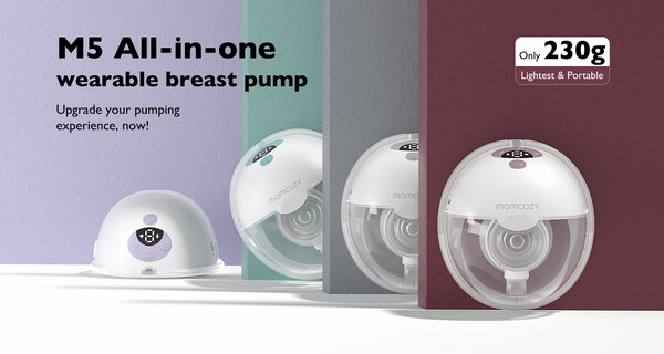 Maternity and Baby Brand Momcozy Launches Cutting-edge M5 Wearable Breast Pump - the Ultimate Solution for Busy Moms