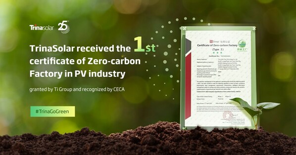 The Zero Carbon Factory (Type I) Certificate