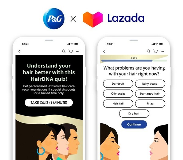P&G announces exclusive partnership with Lazada to launch #HairDNA, a personalized haircare microsite for shoppers