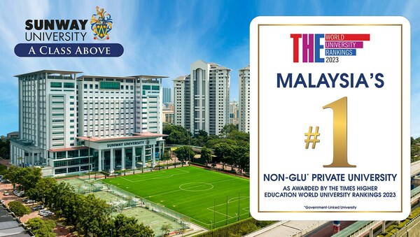 Đại học Sunway xếp top 1 Đại học Tư thục không liên kết với chính phủ tại Malaysia
