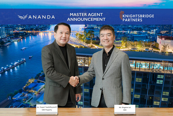 Ananda Development PCL expands internationally through a strategic alliance with Knightsbridge Partners, entering the Hong Kong market with IDEO Charan 70 - Riverview. The project offers an unparalleled high-rise condo experience in Bangkok with stunning river views and facilities.