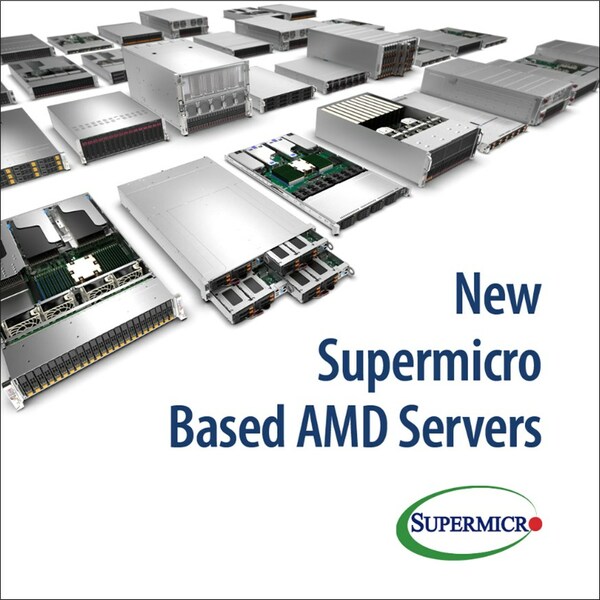 Supermicro扩大AMD平台服务器产品阵容，推出为云原生基础设施和高性能技术计算优化的全新服务器及处理器