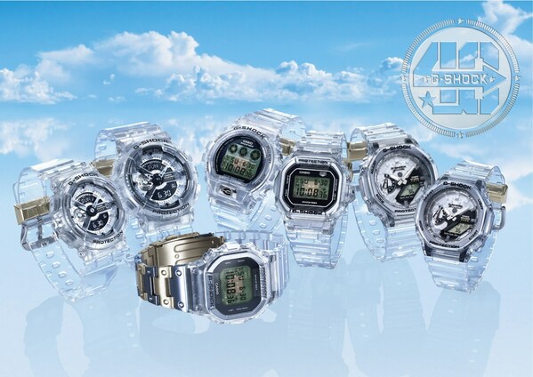 卡西歐發佈採用透明材料設計的G-SHOCK手錶，可見內部組件