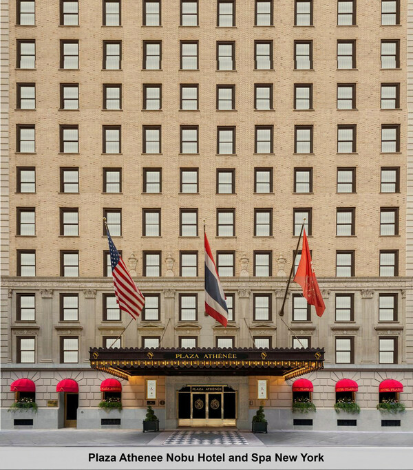 AWC 加強與 Nobu Hospitality 合作關係，在紐約和曼谷推出兩家Plaza Athénée 酒店