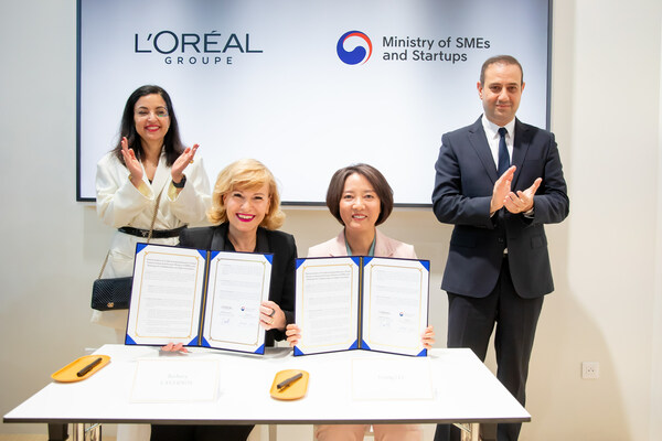 韓国ロレアルにおけるオープンイノベーションに向けたパートナーシップについて韓国の中小ベンチャー企業庁と覚書を締結