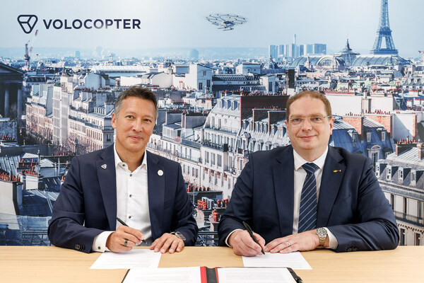 Volocopter and ADAC Luftrettung talk EMS at Paris Air Show 2023