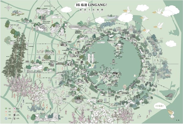 “Hi 临港”旅游手绘地图发布，展现临港生活