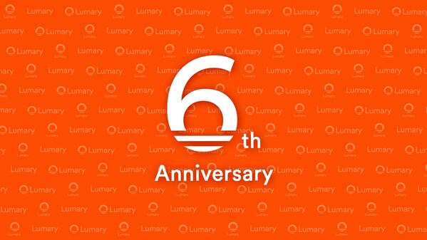 Lumary Brand 6th Anniversary Background