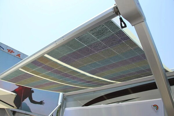 金陽新能源旗下Eco-dynamic推出全球首款彩色太陽能遮陽篷