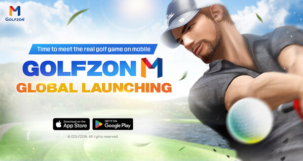 Official global launch of Golfzon's mobile golf game Golfzon M Real Swing.