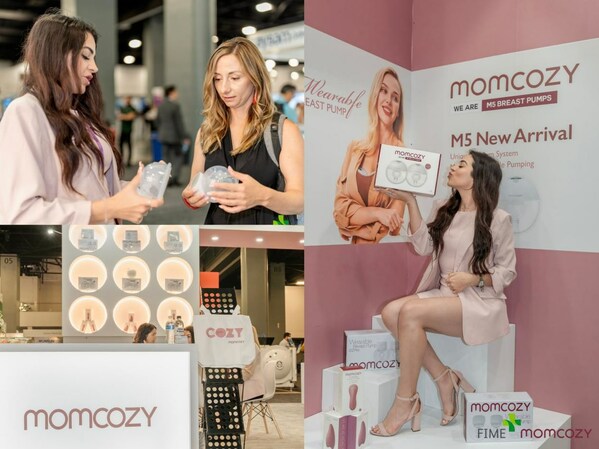 Momcozy's booth at FIME
