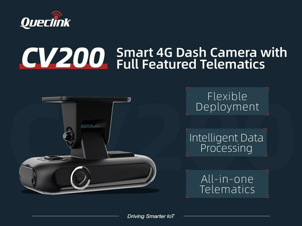 Queclink Launches New AI-Powered LTE Cat 6 Dash Camera
