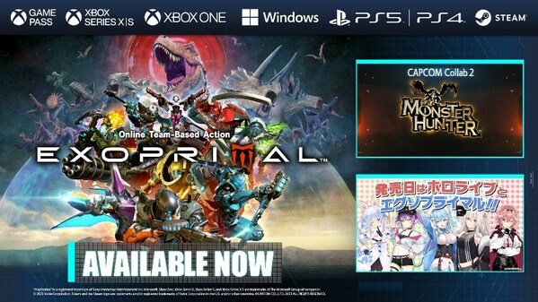 Capcom's new game Exoprimal releases today on 14 July
